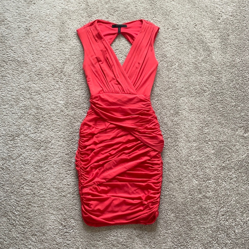 BCBG MAXAZARIA Cutout Bodycon Dress